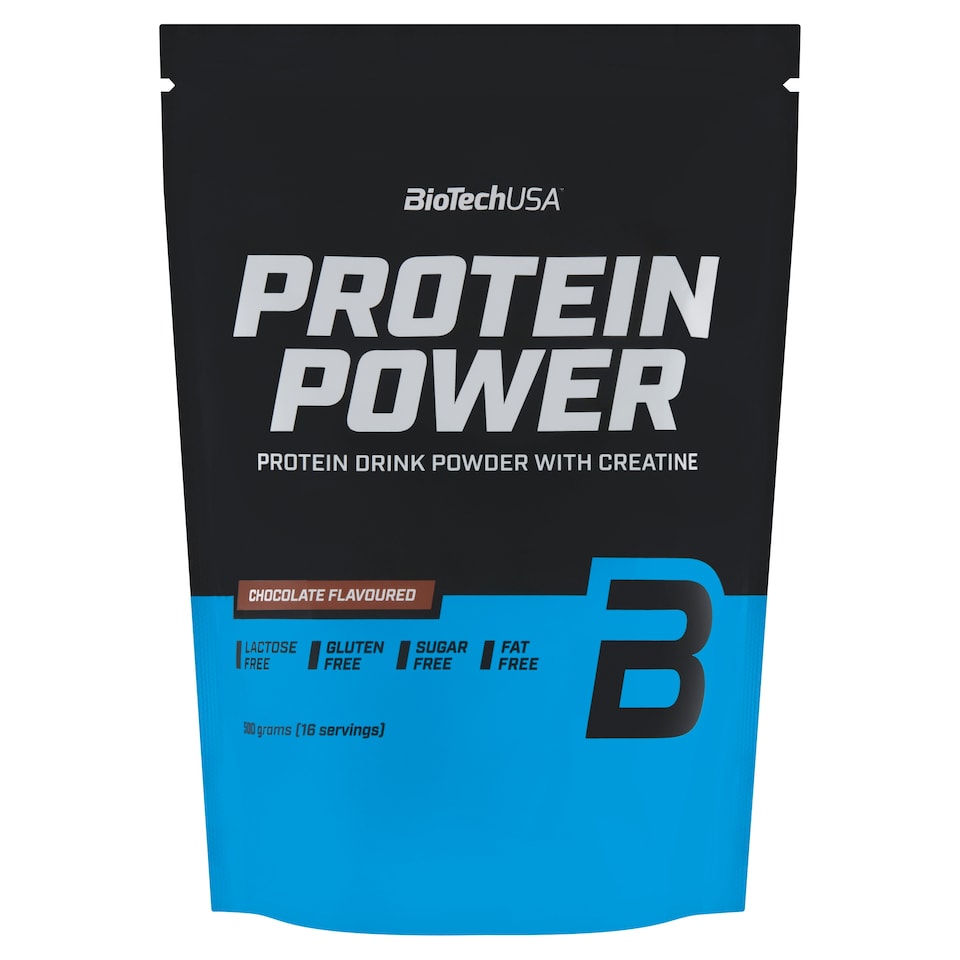 image 1 of BioTechUSA Protein Drink Powder with Creatine Chocolate Flavoured 500 g