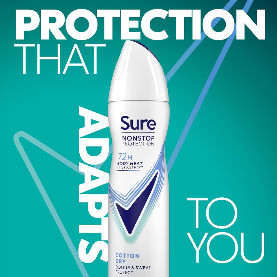 image 1 of Sure 72H Cotton Dry Antiperspirant 150Ml