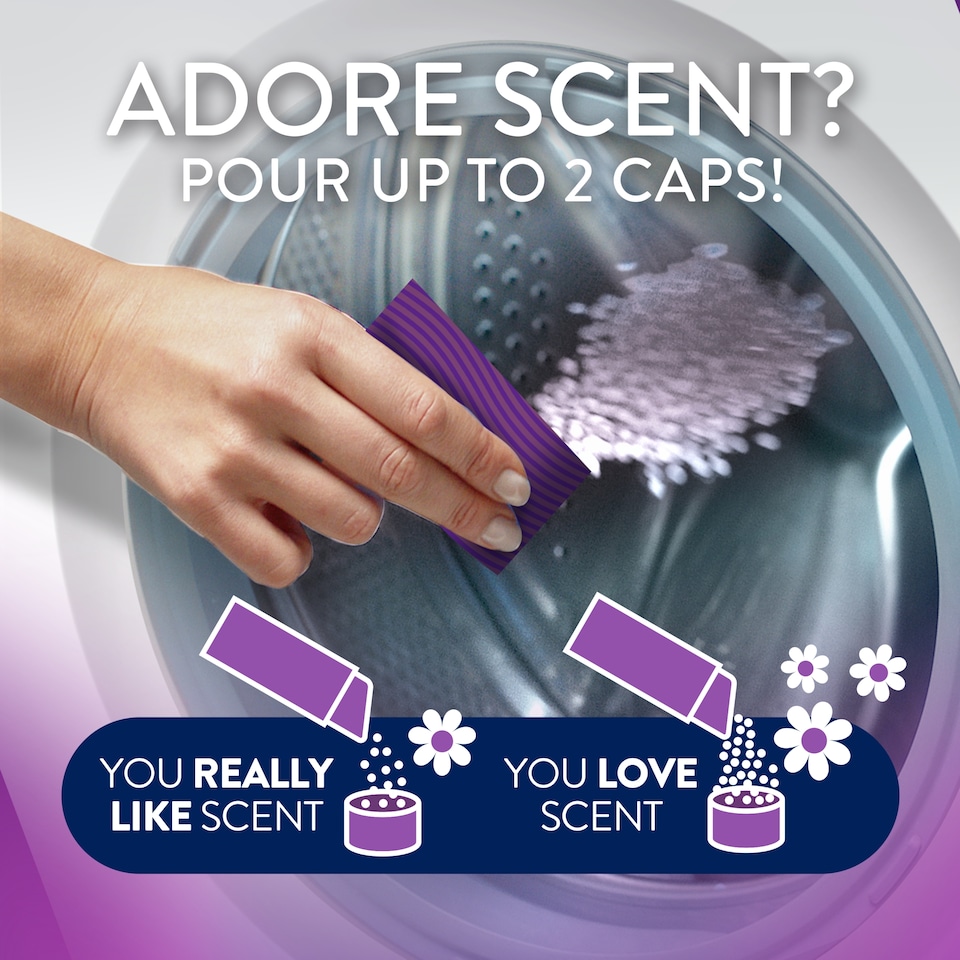 image 1 of Lenor In-Wash Scent Booster Exotic Bloom & Moonlight Lily 495g