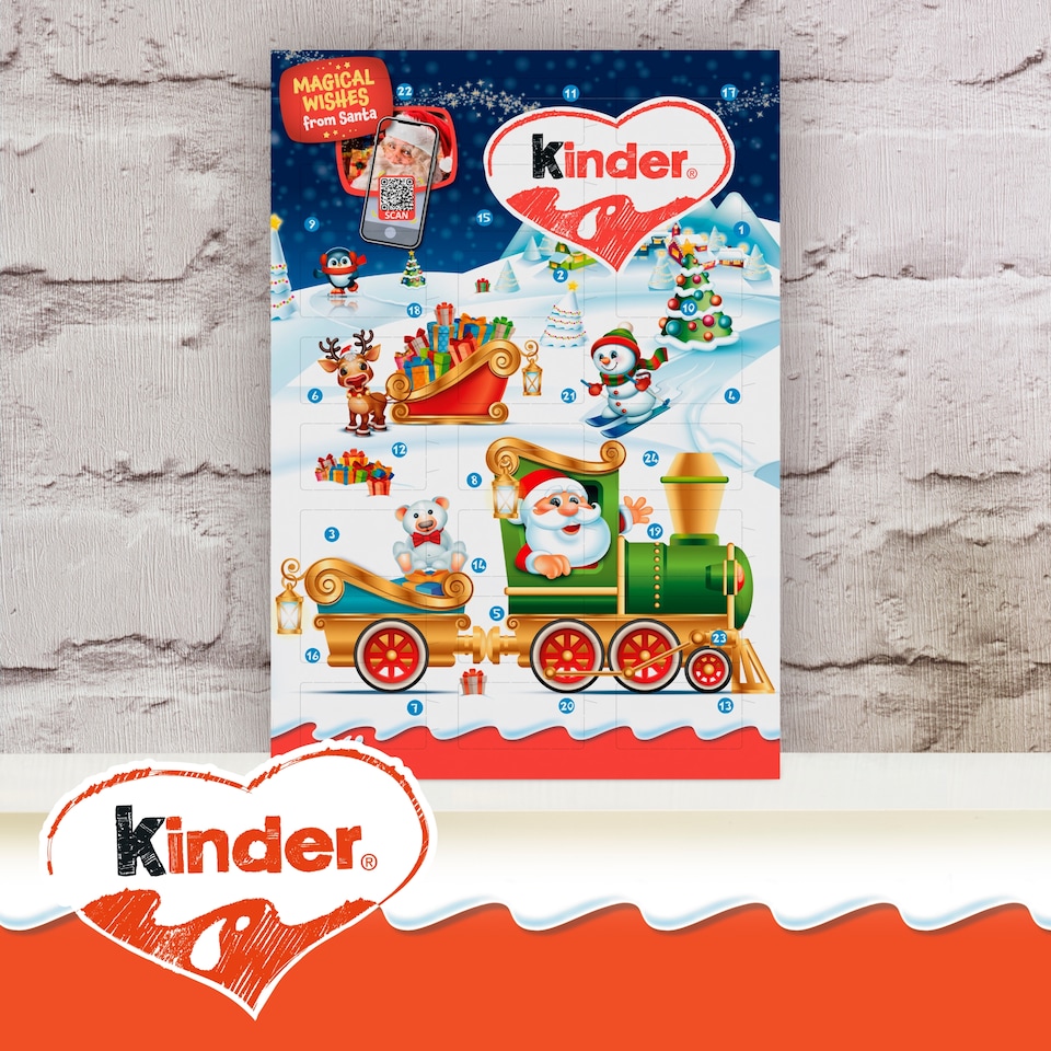 image 1 of Kinder Chocolate Advent Calendar 144G