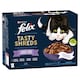 obrázok 2 z Felix Tasty Shreds kapsičky pre mačky hovädzie, kura, losos, tuniak v šťave 12 x 80 g