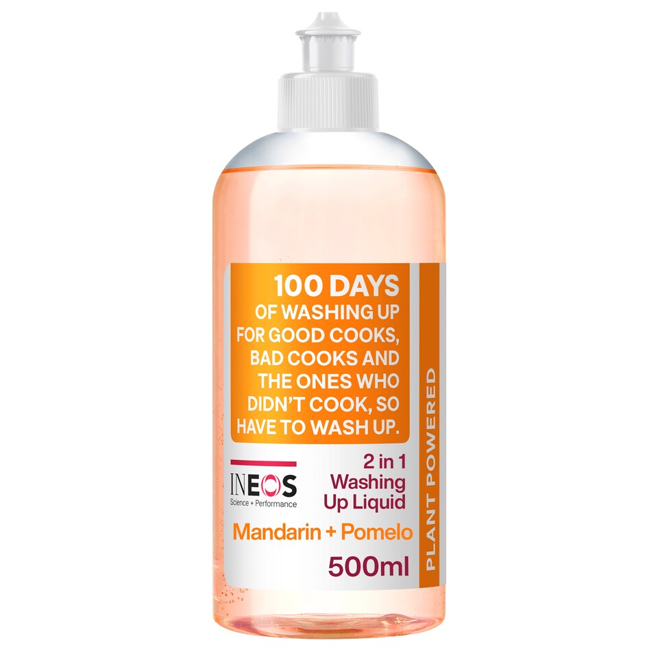 image 1 of INEOS 2 in 1 Washing Up Liquid Mandarin + Pomelo 500mL