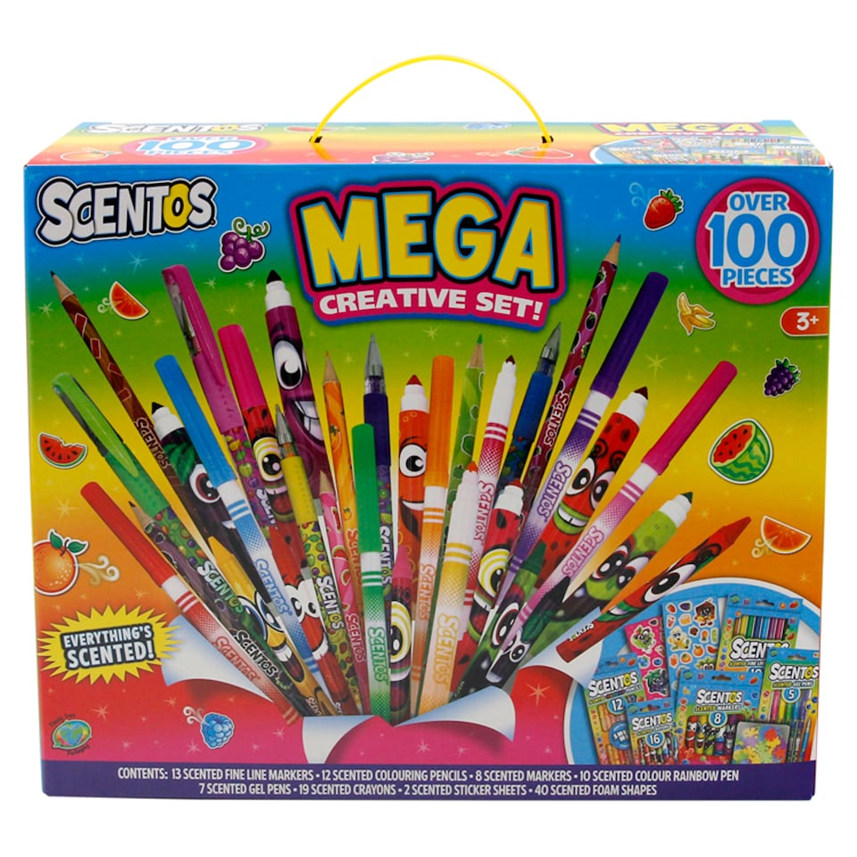 image 1 of Scentos Stationery Mega Creative Pens Set 100 Piece