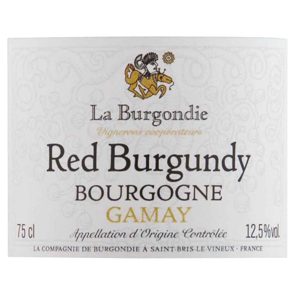 image 1 of La Burgondie Red Bgndy Bourgogne Gamay 750Ml
