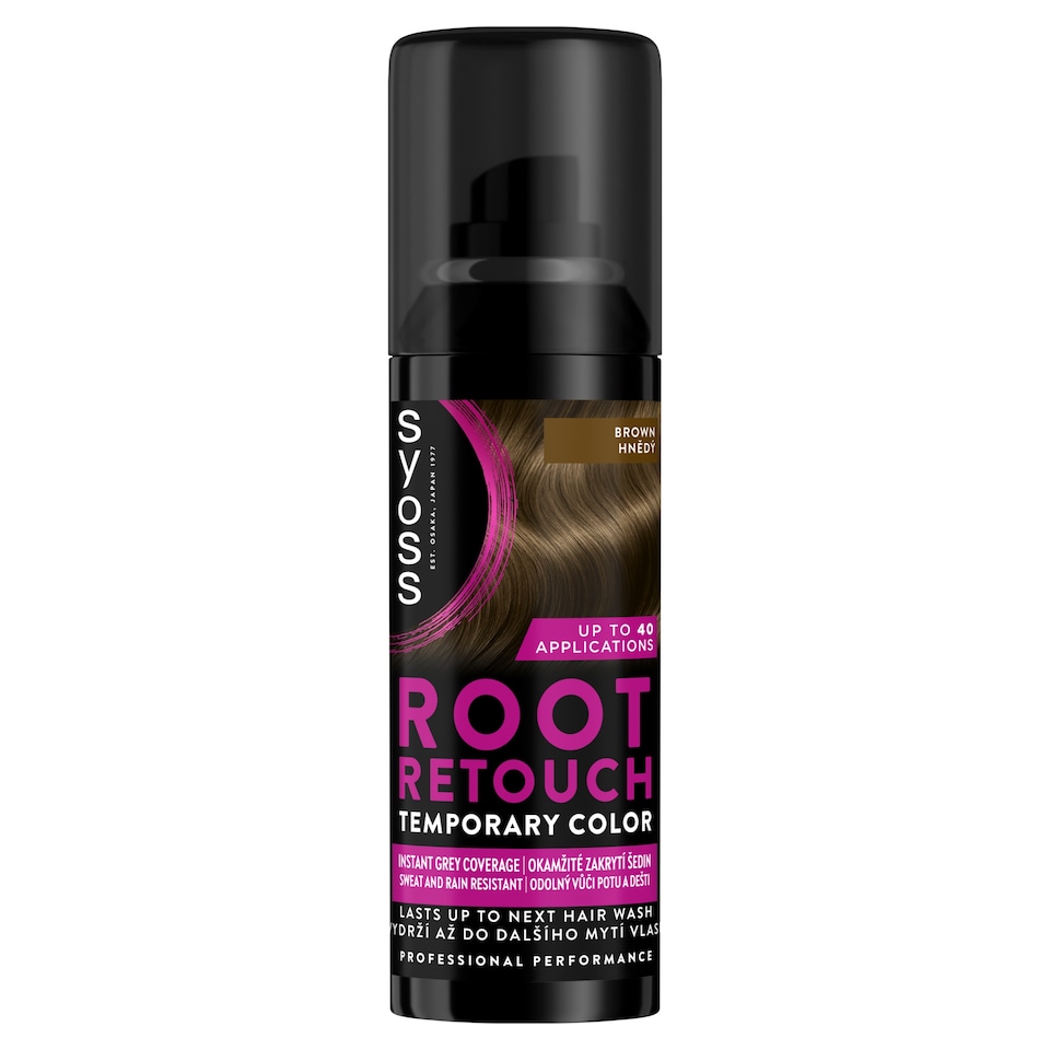 image 1 of Syoss Root Retouch Temporary Color Spray for Ingrown Hair Brown 120 ml