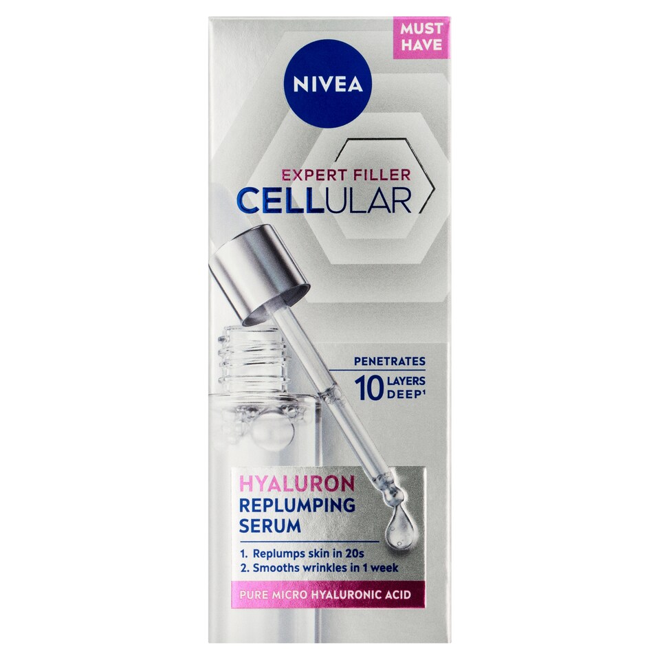 image 1 of Nivea Cellular Expert Filler Hyaluron Replumping Serum 30 ml