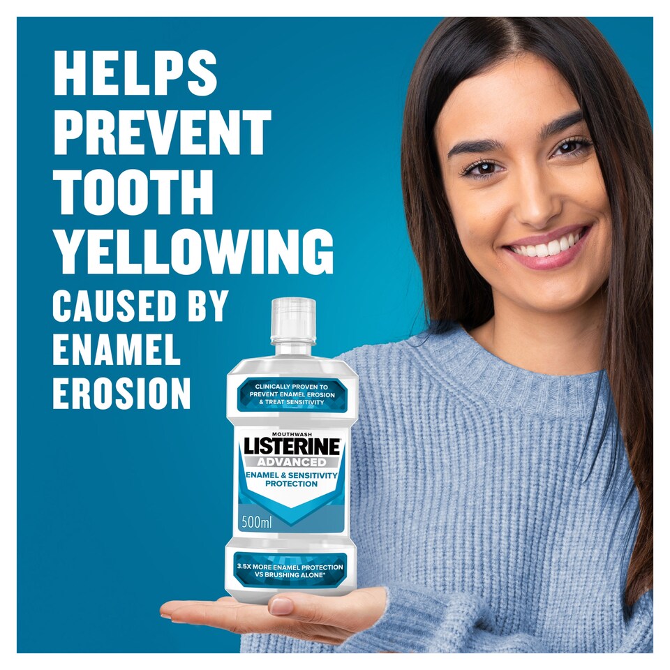 image 1 of Listerine Advanced Defence Sensitive Mouthwash 500Ml
