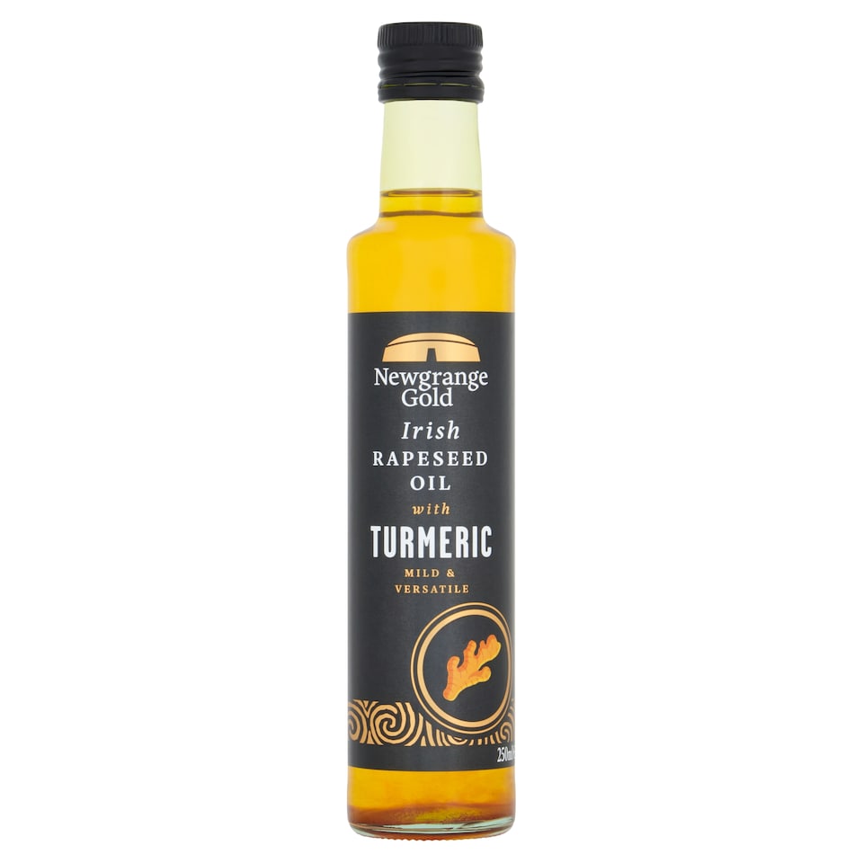 Newgrange Gold Irish Rapeseed Oil infused with Turmeric 250ml