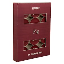 F&F Home Fig Scented Tealights 24 x 8.3g