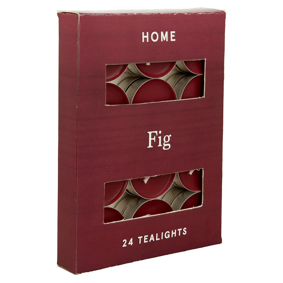 F&F Home Fig Scented Tealights 24 x 8.3g