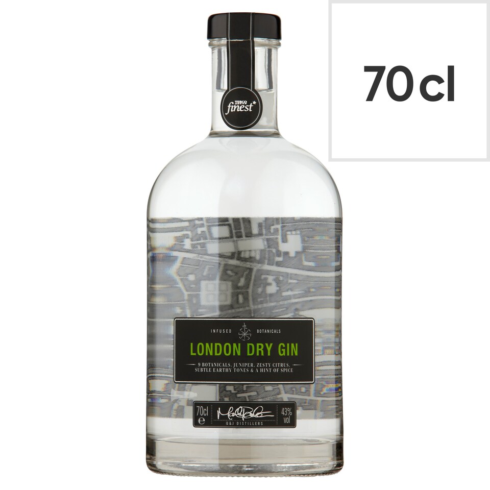 Tesco Finest London Dry Gin 70Cl