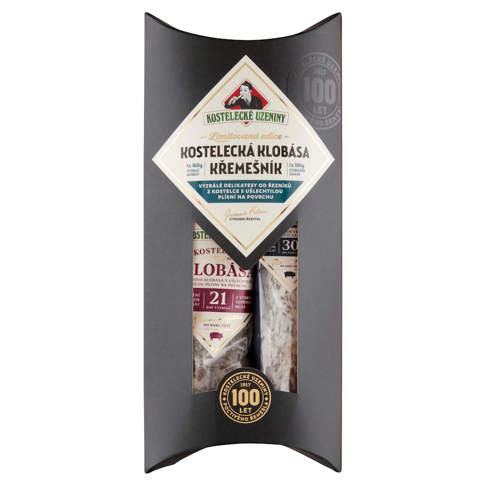 Obrázek 1 pro produkt Kostelecké Uzeniny Kostelecká dvojka 0,340kg