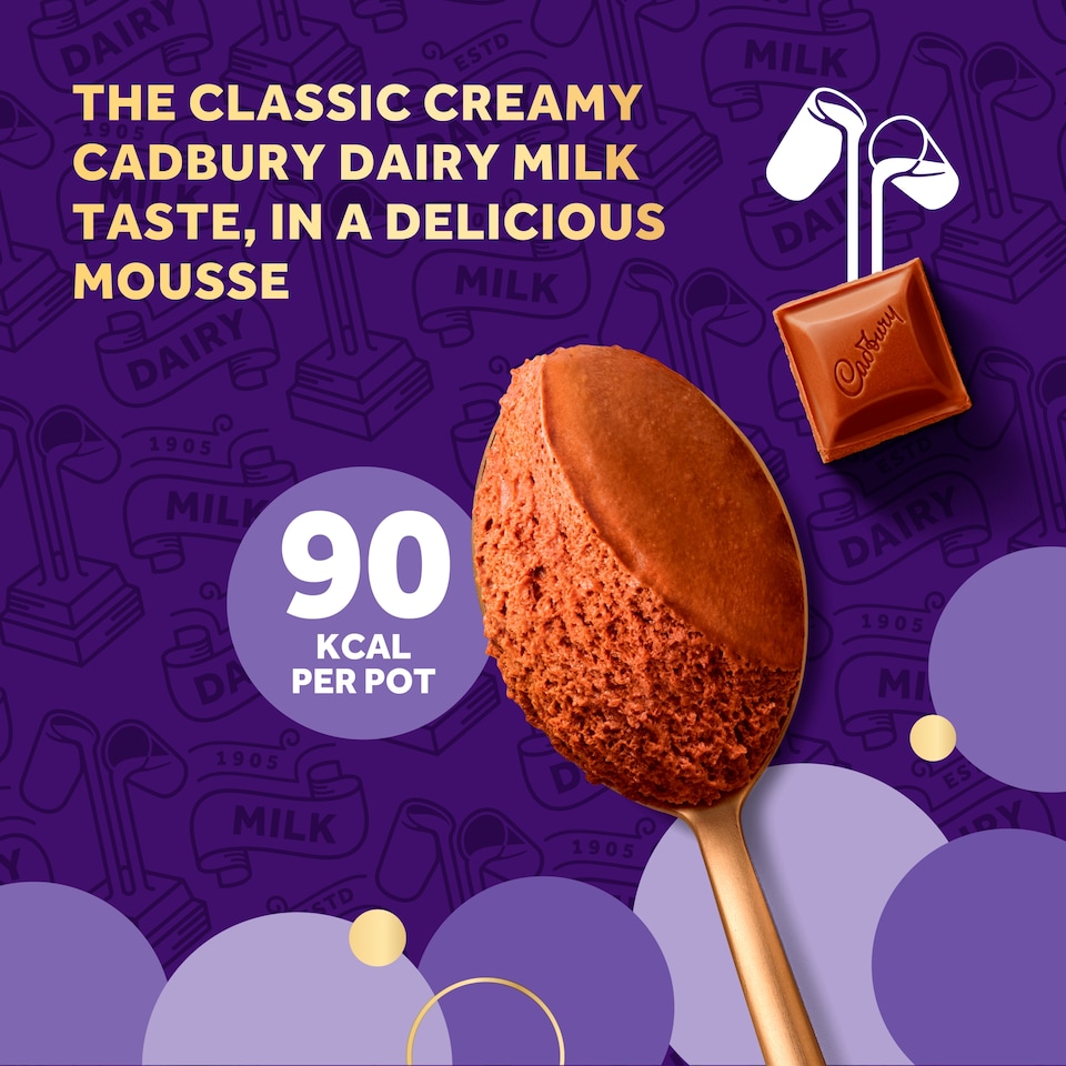 image 1 of Cadbury Dairy Milk Mousse 4x45g