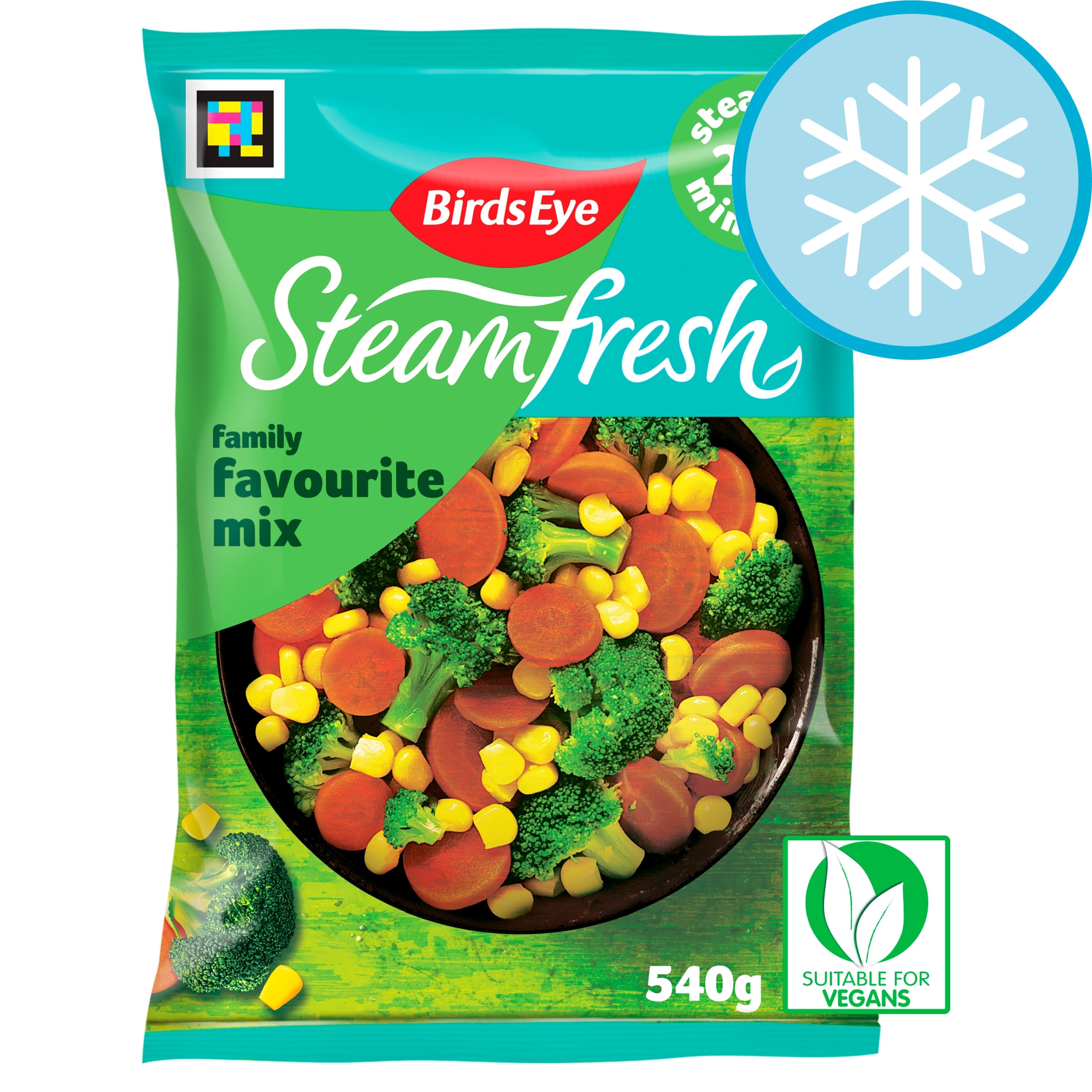 Birds Eye Steamfresh Family Favourite Mix 540g