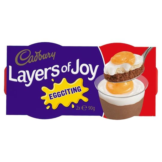 Cadbury Layers Of Joy Limited Edition 2X90g Tesco Groceries