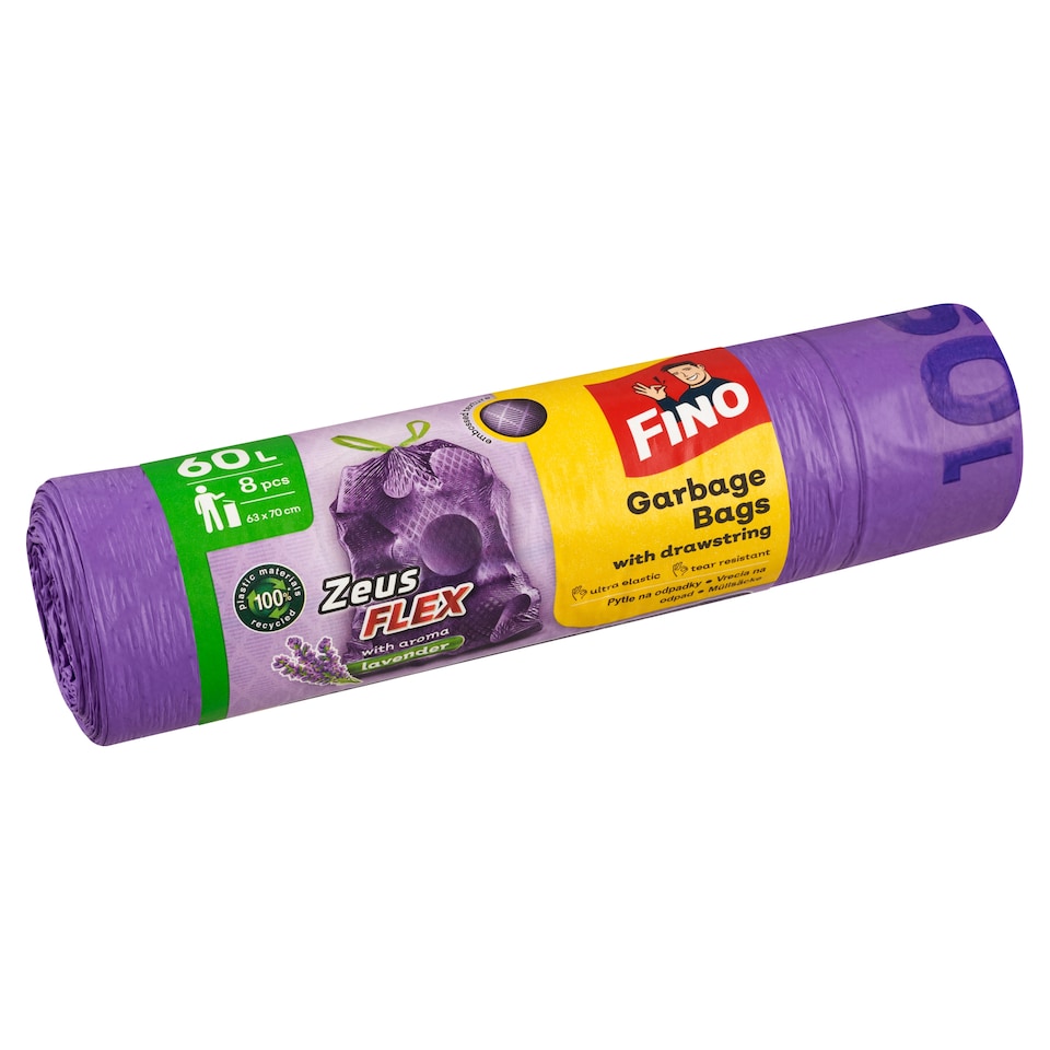 Fino Zeus Flex pytle na odpadky 60l 8 ks