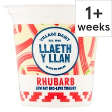Llaeth Y Llan Low Fat Rhubarb Yogurt 125G