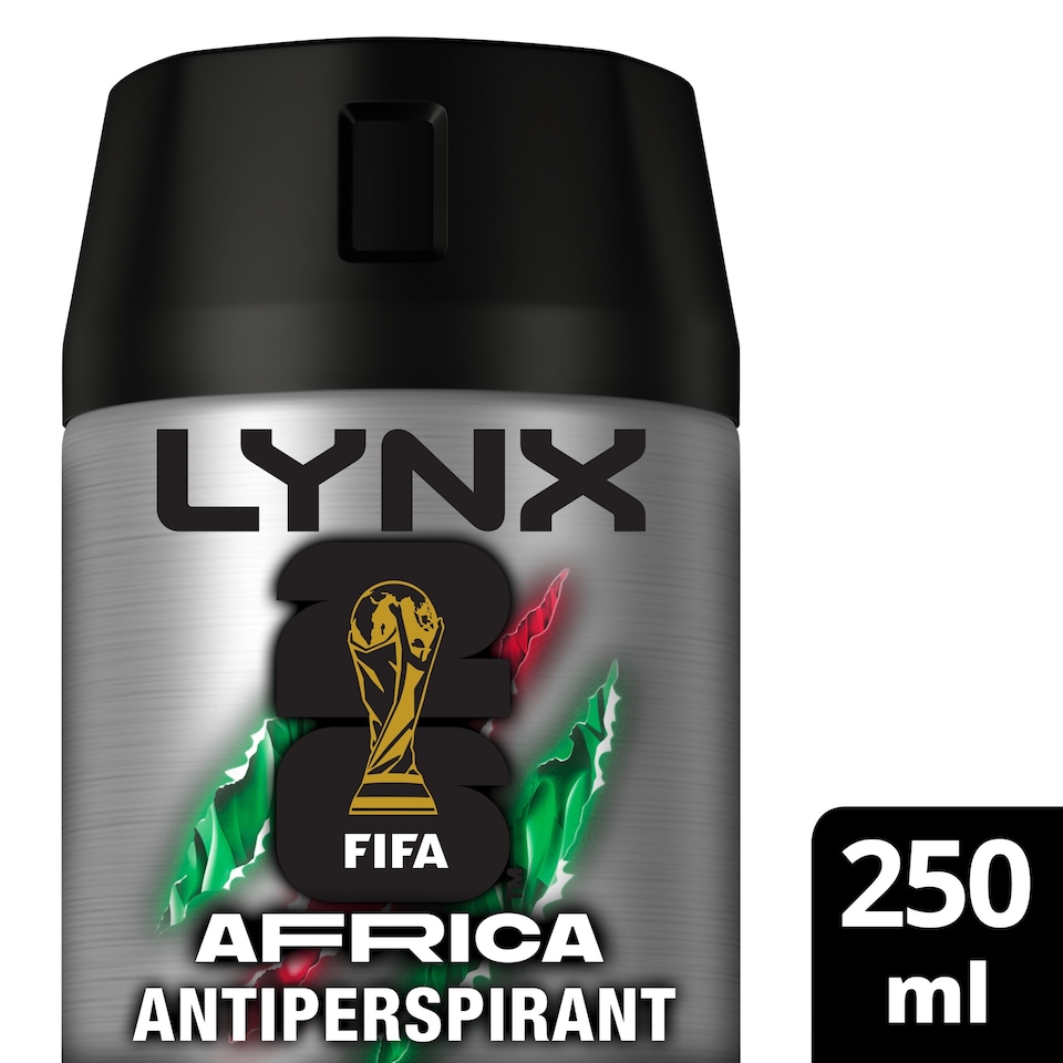 image 1 of Lynx Africa 72h Antiperspirant Deodorant for Men 250ml
