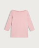 image 5 of F&F Pure Cotton Boat Neck Top in Pink