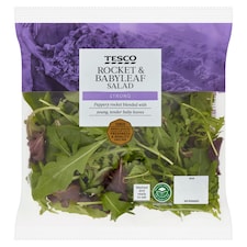 Tesco Peppery Babyleaf Rocket Salad 90G (C)