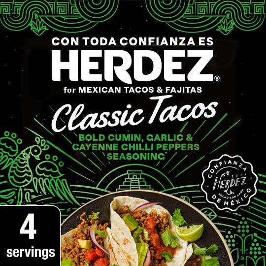 Herdez Classic Taco Seasoning 25G Tesco Groceries