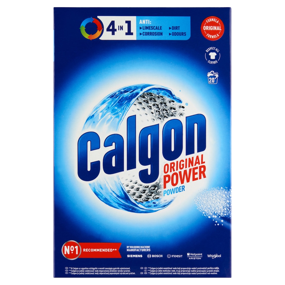 Obrázek 1 pro produkt Calgon 4v1 Power prášek 20 praní 1kg
