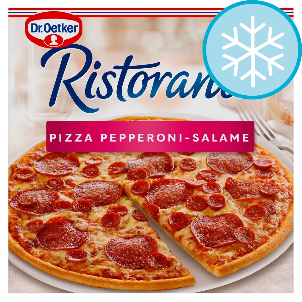 Dr Oetker Ristorante Pepperoni Salame Pizza 320G Tesco Groceries