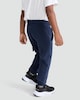 image 3 of F&F Boys Cotton Rich Cuffed Cargo Joggers in Blue