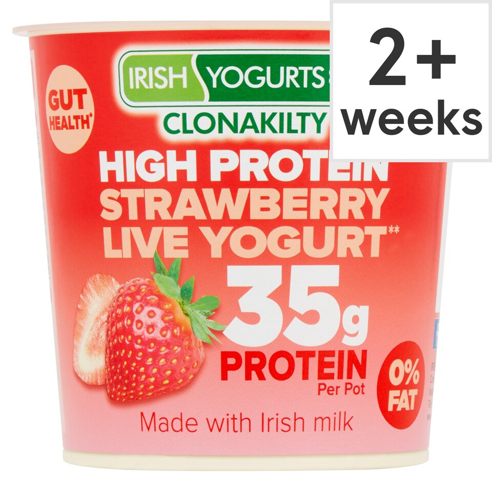 Irish Yogs 35G High Prtn Strawberry Yoghurt 350G