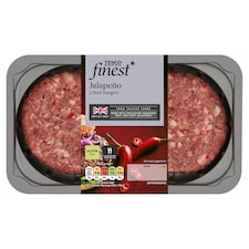 Tesco Finest 2 Jalapeno Burgers 340g