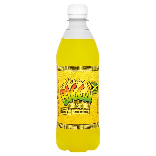 Bigga Pineapple Soft Drink 500Ml Tesco Groceries