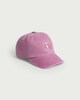 image 1 of F&F Girls Pure Cotton Capri Italia Embroidered Cap in Pink