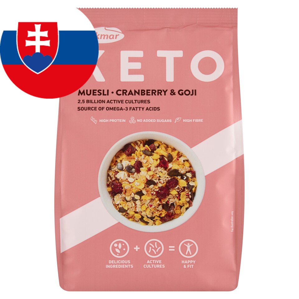 obrázok 1 z Tekmar Keto müsli sypaná zmes s brusnicami a goji 200 g