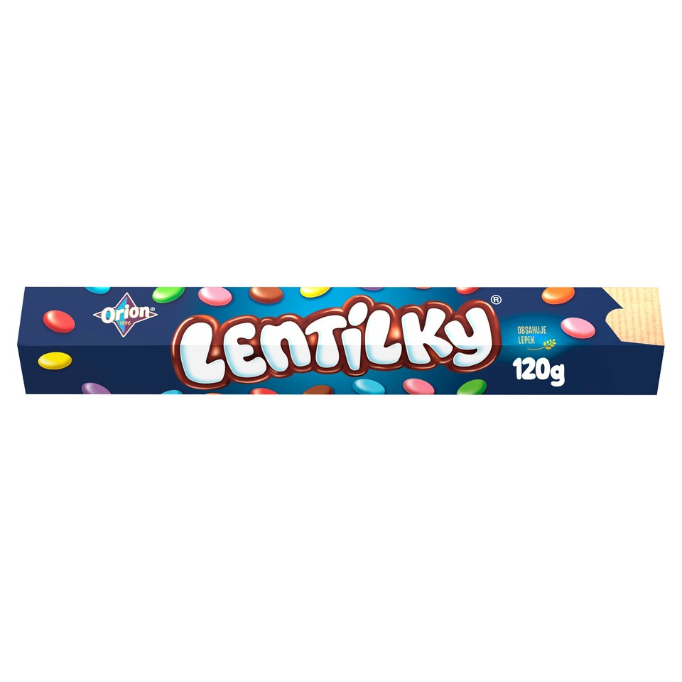 ORION LENTILKY Dražé z mliečnej čokolády 120 g