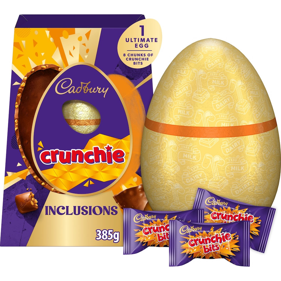 Cadbury Dairy Milk Crunchie Easter Egg 385g