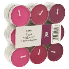 Tesco Fig & Mulberry 27Pk Tealights