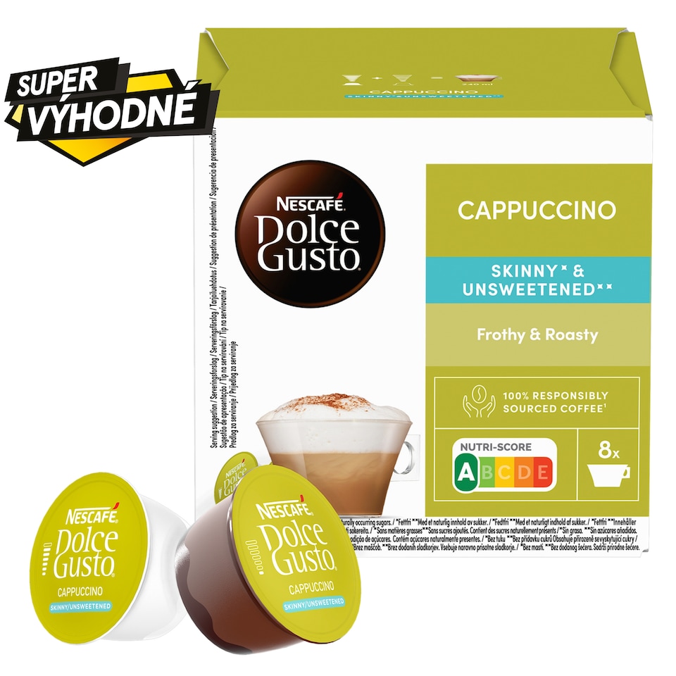 image 1 of NESCAFÉ Dolce Gusto Cappuccino Skinny Unsweetened - Coffee in Capsules - 16 pcs