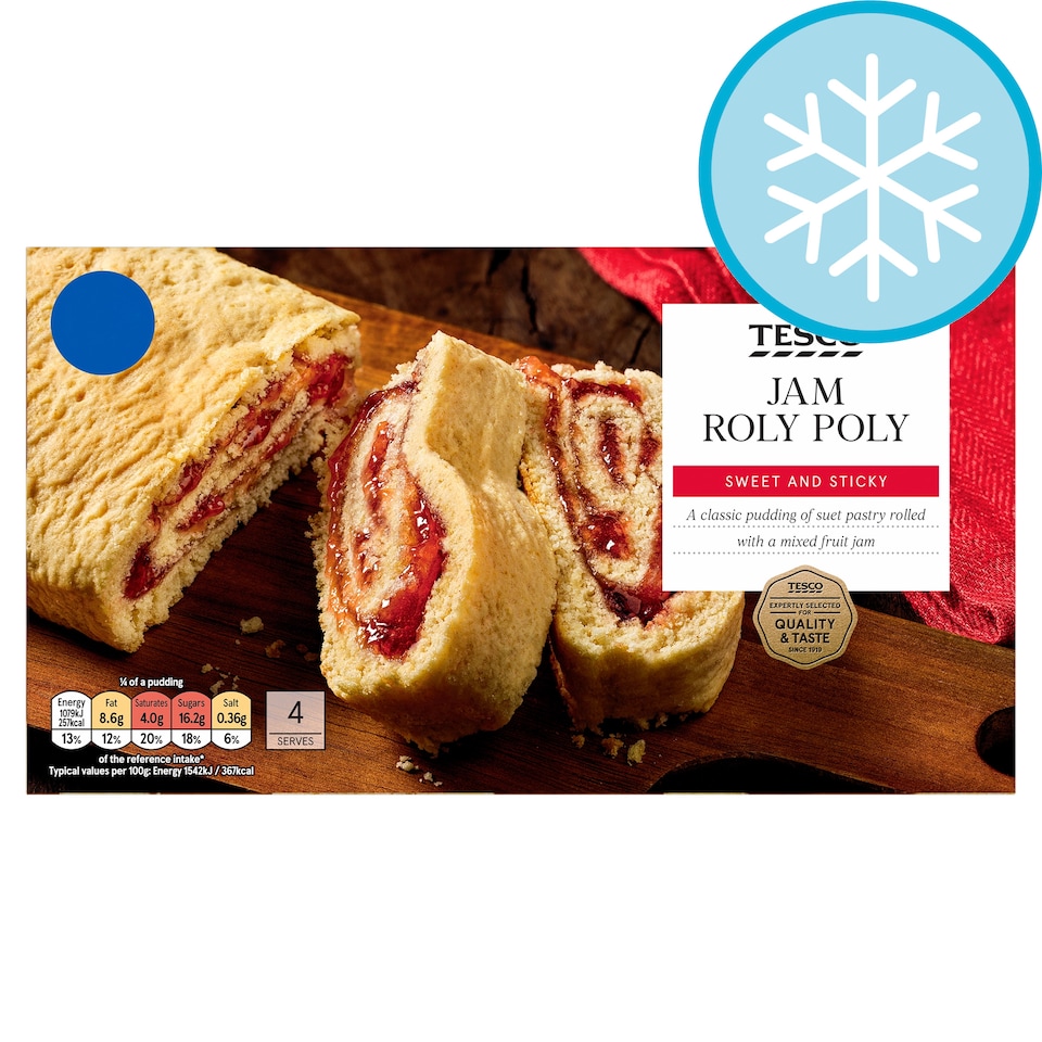 Tesco Jam Roly Poly 280g