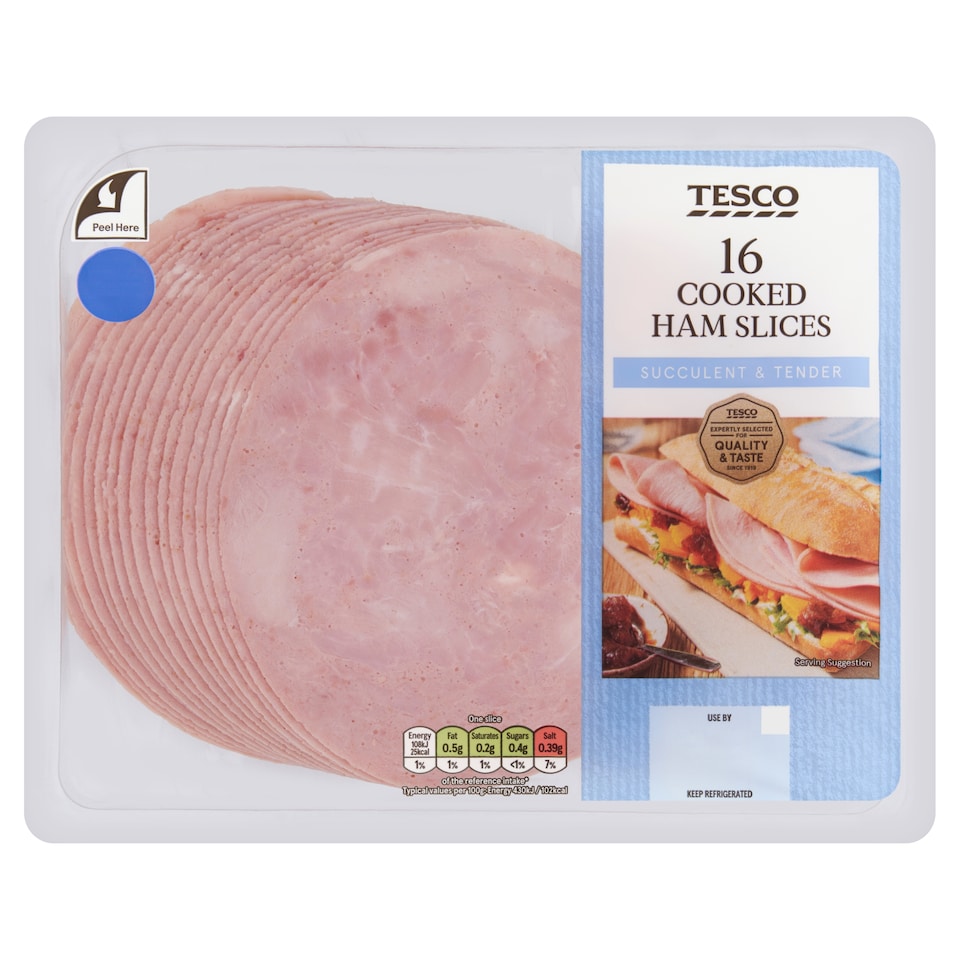 Tesco Cooked Ham 400g