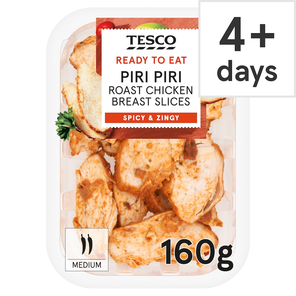 Tesco Piri Piri Roast Chicken Slices 160g