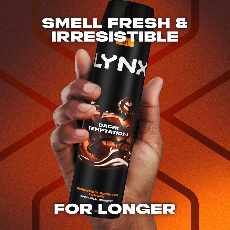 image 1 of Lynx Dark Temptation 48h Deodorant Bodyspray for Men 250ml