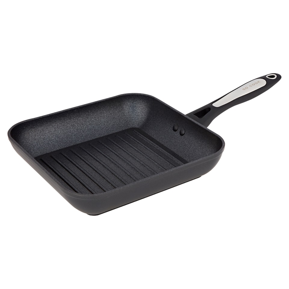 image 1 of Go Cook Heat Control Forged Grill Pan 24Cm