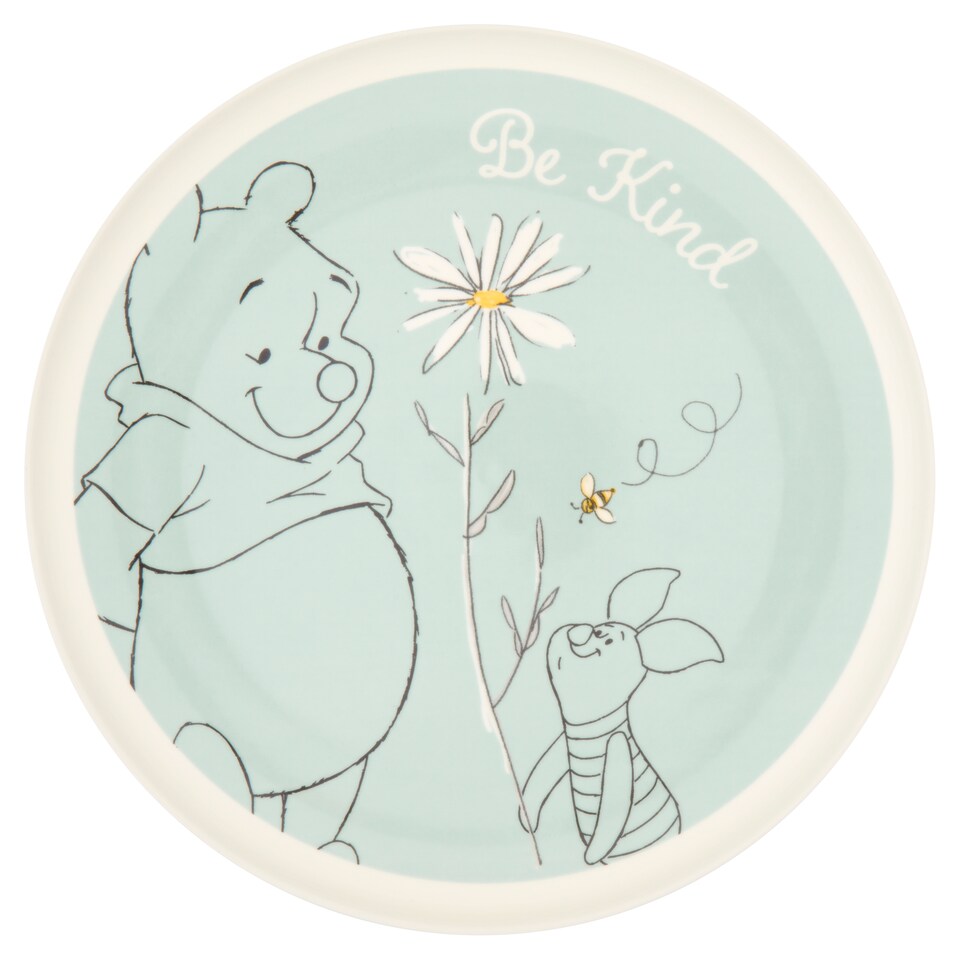 image 1 of Tesco Green Disney Winnie The Pooh Dinner Plate