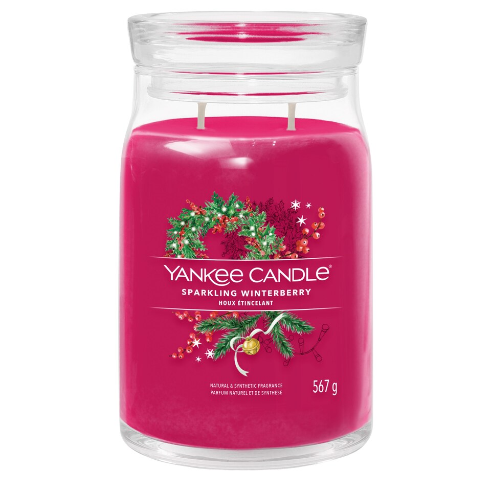 image 1 of Yankee Candle Signature Large Jar Sparkling Winterberry 567g