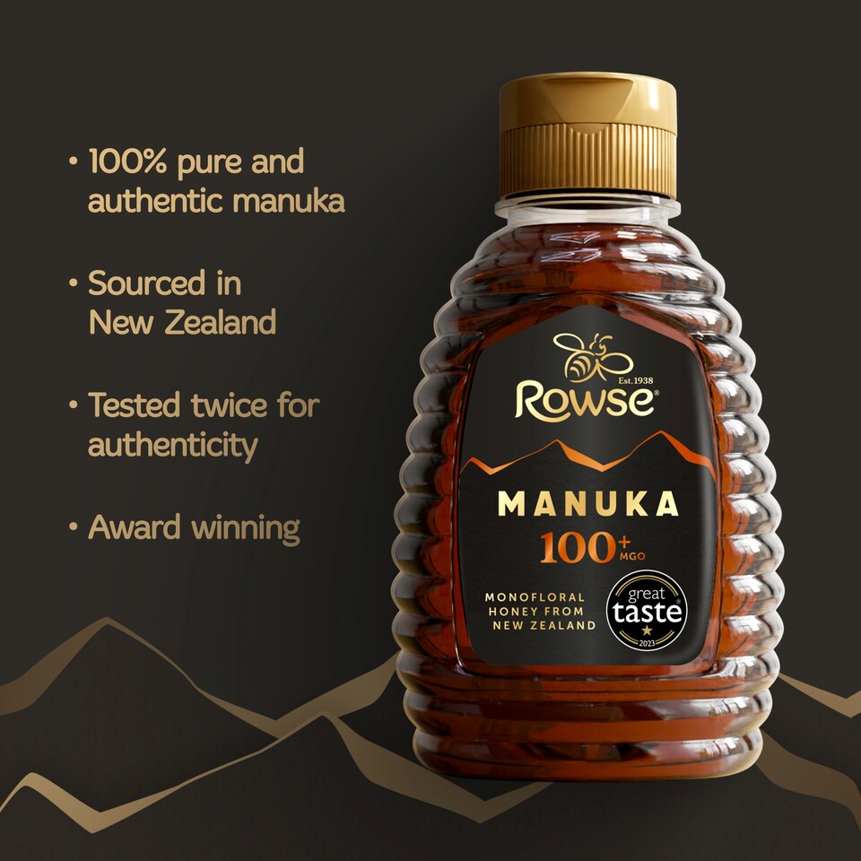 image 1 of Rowse Squeezy Manuka Honey 100+ MGO 240g