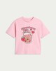 image 4 of F&F Girls Pure Cotton Bubble Tea T-Shirt in Pink