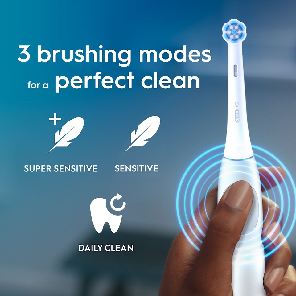 image 1 of Oral-B iO Series 2 Clean & Care White Electric Toothbrush & Travel Case