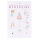 image 1 of Gibson Birthday Card Cake And Flowers