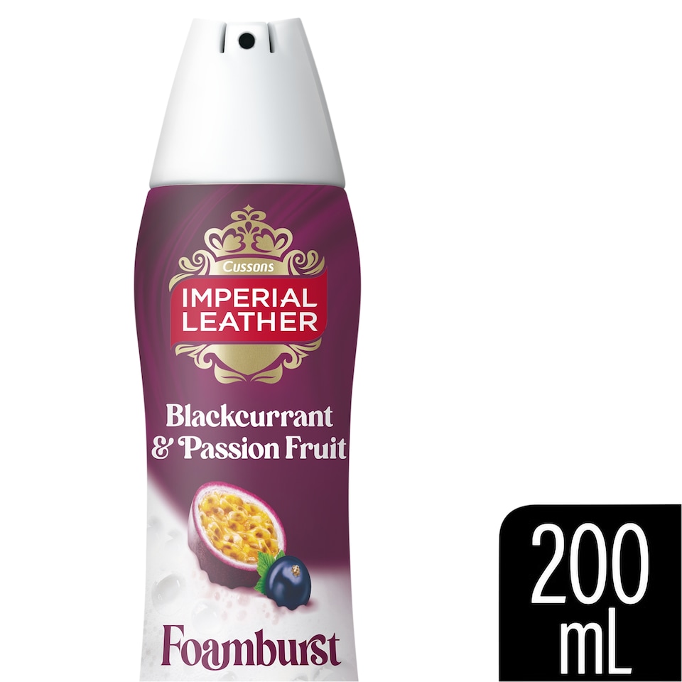 image 1 of Imperial Leather Blackcurrant and Passionfruit Foamburst 200ml