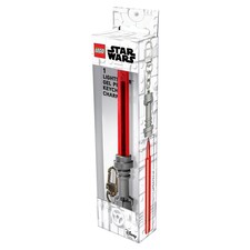 Lego Star Wars Red Lightsaber Gel Pen with Clip